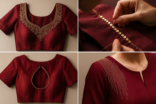 Designer Blouses Stitching